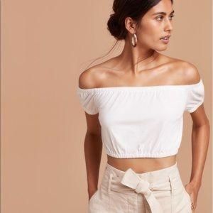 aritzia adelisa crop top